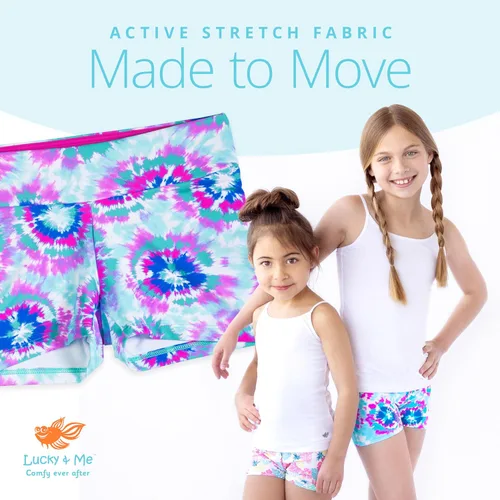 Vista 4 de Layla - Pantalones cortos de baile, gimnasia y ropa de baile para niñas