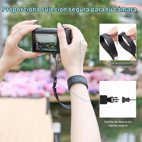 Vista 4 de Correa de mano universal de liberación rápida para cámara de acción sin espejo DSLR Gimbal