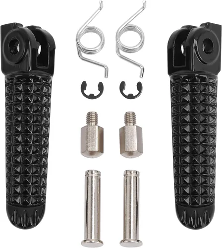 Vista 4 de TCT-MOTORPARTS Estriberas delanteras y traseras para Yamaha YZF R1 YZFR1 1998-2025 R6 2003-2020