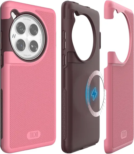 Vista 17 de TUDIA DualShield Grip - Funda protectora para OnePlus 11 5G (2023), MergeGrip, de doble capa, a prueba de golpes, delgada, de grado militar, Verde