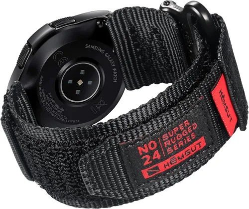 Vista 12 de Correa de reloj de liberación rápida para Samsung Galaxy Watch 7/6/5/5 Pro/4/3/Gear S3/S2/Active 2, correa de nailon para Amazfit GTS 4/4