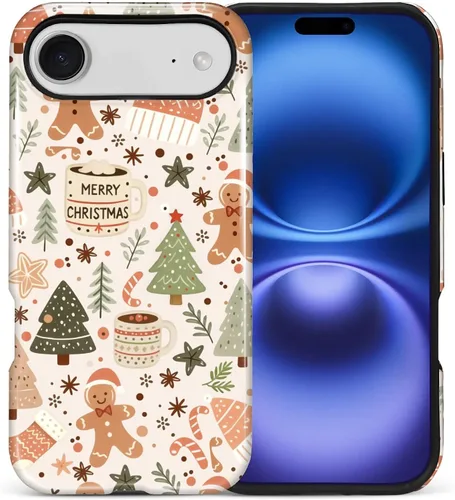 Vista 32 de Funda para iPhone 13 iPhone 14, a prueba de golpes, funda protectora híbrida de 2 capas, doble protección contra caídas, antiarañazos, diseño