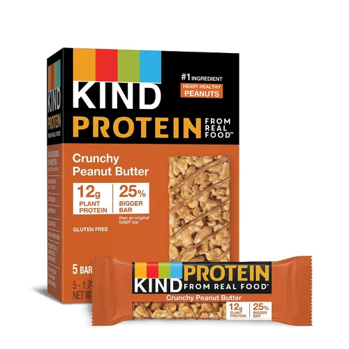 Vista 4 de KIND Barras de proteínas, mantequilla de almendra y chocolate oscuro, 5