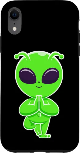 Vista 16 de iPhone 13 Pro Max Namaste Alien Respect gift Case