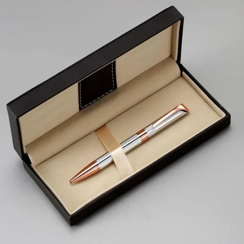 Vista 6 de Penneed - Bolígrafo de bola con caja de regalo, bolígrafo metálico para hombres, mujeres, ejecutivos, oficina, suministros escolares, recargable