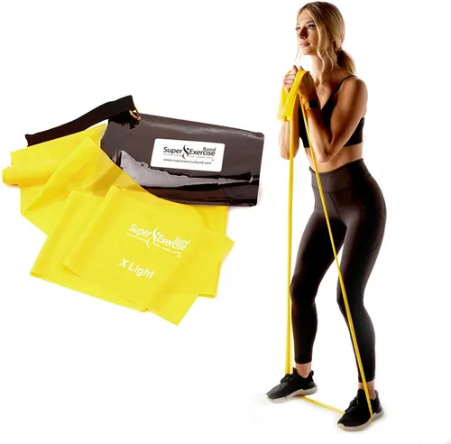 Vista 16 de Resistance Bands for Working Out 7Ft Long Resistance Bands Super Exercise Bands with Carry Pouch and Door Anchor I Latex Free Workout Bands