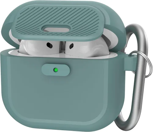 Vista 11 de TRONWIN Funda para AirPods Pro 2, [con bloqueo] Funda para AirPods Pro de una pieza (2ª/1ª generación), funda protectora completa de silicona suave