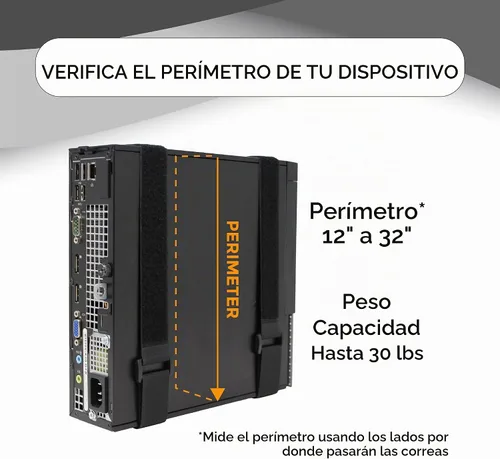 Vista 2 de HumanCentric Soporte universal de pared, soporte ajustable para cajas de cable, reproductores de DVD, enrutadores, módems y más, se adapta a