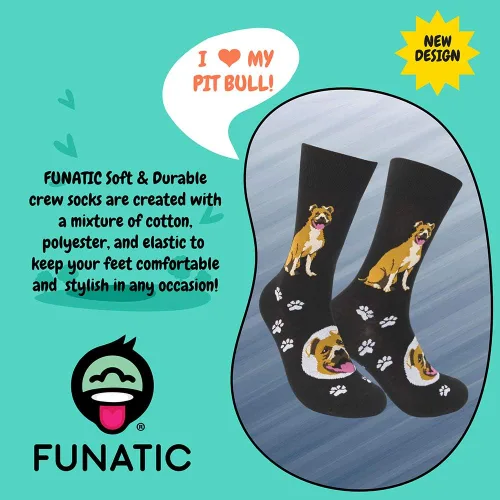 Vista 6 de FUNATIC Dog Funny Novelty Socks - Perfect Pet Lover Gift - All Breeds