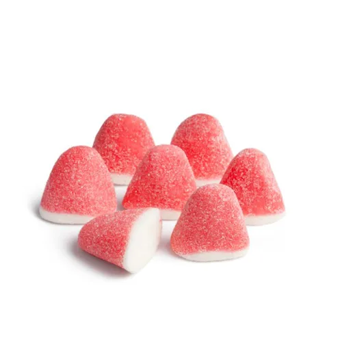 Vista 8 de Fruidles Caramelos de gomitas de fresa, deliciosas gomitas de sabores de frutas recubiertas de azúcar (1 libra)