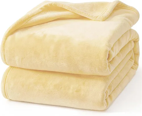 Vista 41 de Hansleep Manta de forro polar para sofá beige, súper suave manta de franela esponjosa y acogedora para todas las estaciones, beige, manta de 50x60