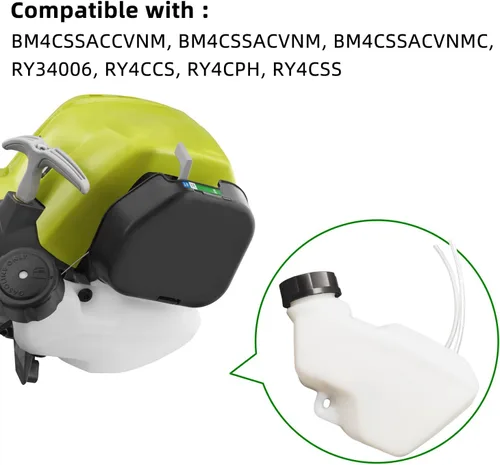 Vista 6 de 1 unids 310585012 310585001 Depósito de combustible para RYOBI Homelite RY34007 RY34007 RY34426 RY34427 RY34446 RY34447 BM4CSSAC BM4CSSACC