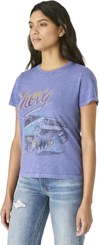 Vista 2 de Lucky Brand Chevy Van Classic Crew Tee para mujer