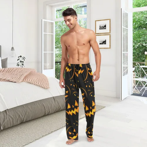 Vista 7 de Halloween Christmas Pajama Pants Mens Lounge Pants Super Soft Men Pajama Bottoms with Drawstring Pockets