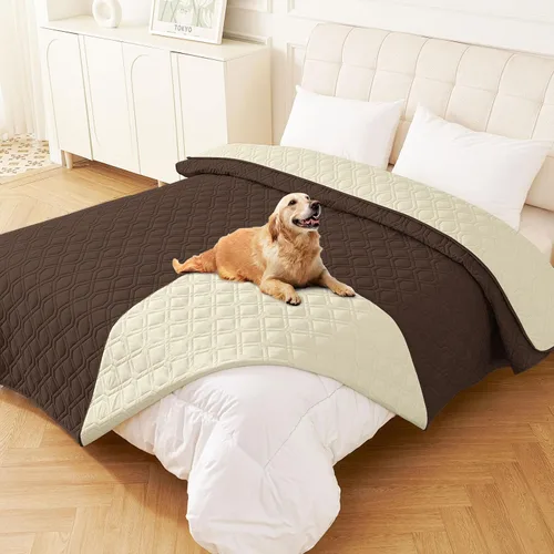 Vista 165 de Manta impermeable para cama de perro, mantas suaves para mascotas, funda impermeable para sofá para perros, fundas reversibles lavables para muebles