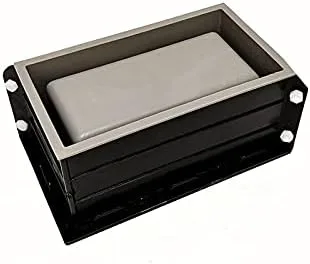 Vista 5 de Yalulu Molde de silicona para macetas de hormigón – Moldes rectangulares de bricolaje para decoración de suculentas