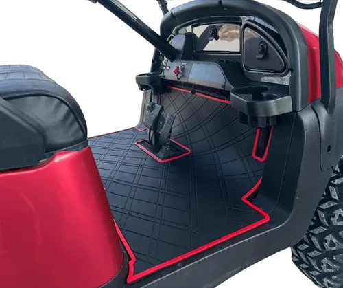 Vista 10 de Alfombrilla para carrito de golf, color negro, ajuste personalizado, para Club Car Precedent 2004+, Tempo/Onward 17+