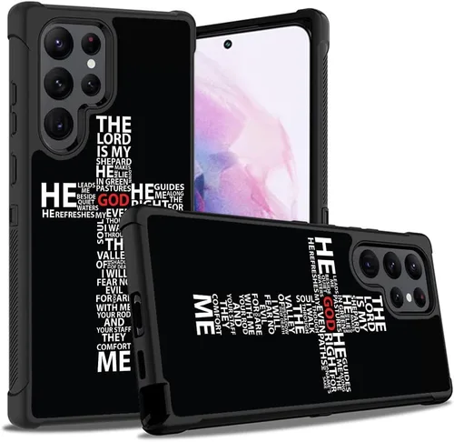 Vista 20 de Funda para Galaxy S22 Ultra, resistente 3 en 1, híbrida de plástico duro y silicona suave, a prueba de golpes, funda de protección contra caídas