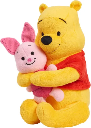 Vista 5 de Disney Just Play - Peluche de Winnie the Pooh y Piglet de Classics, Lil Friends, juguetes para niños de 2 años en adelante