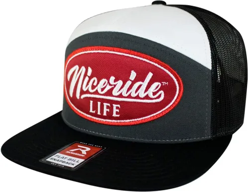 Vista 4 de Gorra de camionero Snapback con 7 paneles