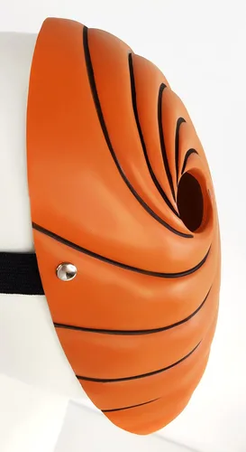 Vista 5 de Disfraz de cosplay de Uchiha Itachi para niños capa de uniforme de nube roja máscara de Obito Tobi con bata larga de Halloween