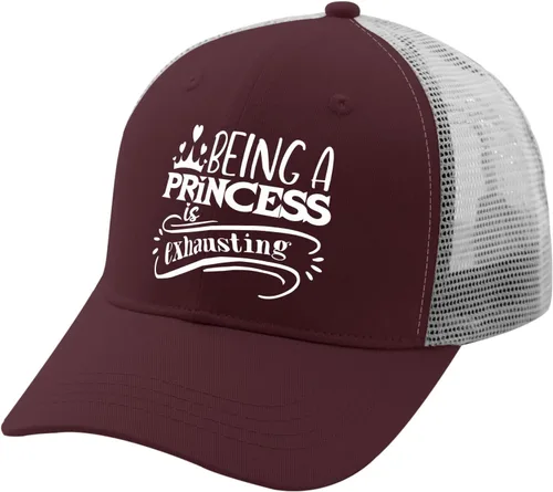 Vista 2 de Dad Hats Being a Princess is Exhausting Dad Hat for Women Vintage Hats Adjustable