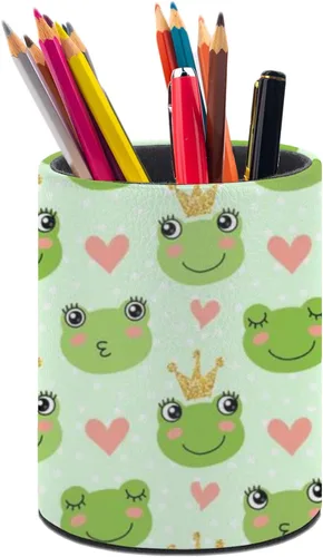 Vista 7 de Organizador de lápices con diseño de bandera de Estados Unidos, lindo portalápices, taza de lápices para escritorio, soporte para brochas