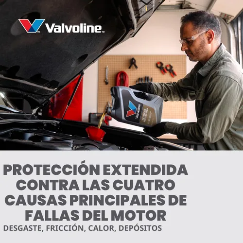 Vista 4 de Valvoline - Aceite sintético para motor de protección extendida SAE 5W-30 5 QT