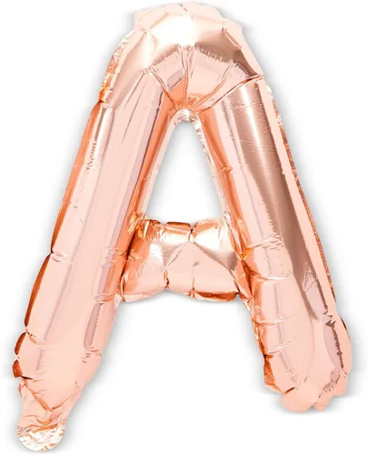 Vista 7 de Sparkle and Bash Kit de guirnalda de globos de oro rosa, juego de 33 piezas, globos de letras de feliz cumpleaños de aluminio, incluye cordel y kit