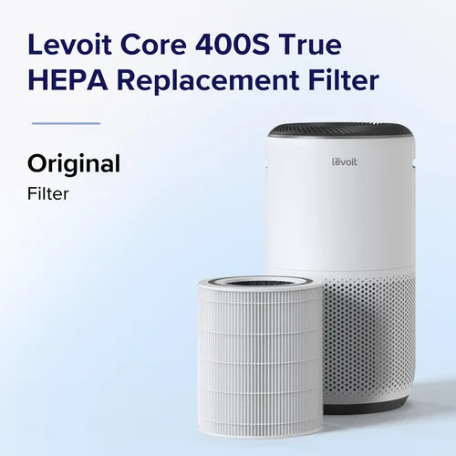 Vista 3 de LEVOIT Core 400S Filtro de repuesto para purificador de aire, 1 paquete, filtro de repuesto para purificador de aire blanco y LV-H132, prefiltro