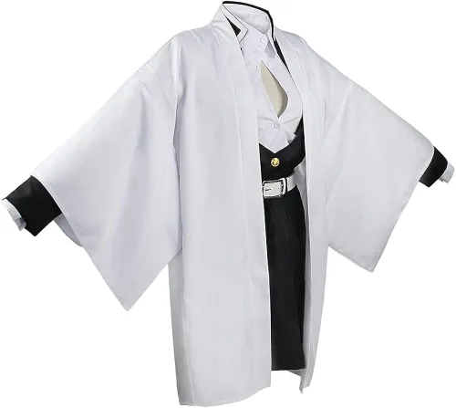 Vista 2 de EFORPT Vestido de mujer Kanroji Mitsuri Cosplay traje
