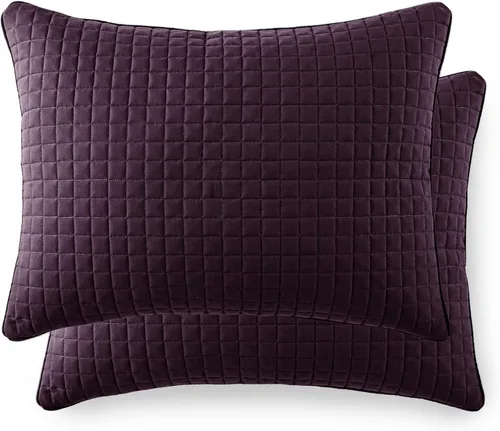 Vista 93 de Fundas Southshore Fine Linens Vilano Springs, para almohada, acolchadas, Microfibra, Pizarra, 20" x 36" 15 - Pizarra
