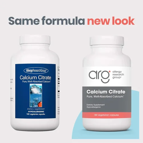 Vista 5 de NutriCology Citrato de calcio 150 mg - Cápsulas de suplemento de calcio - Soporte óseo y muscular - Mineral altamente absorbente - Vegetariano - 180