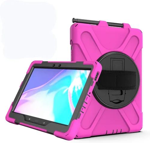 Vista 13 de Funda para Samsung Galaxy Tab Active Pro 10.1 T540 T545 T547, grado militar [probada en caídas de 15 pies] Funda protectora de cuerpo completo a