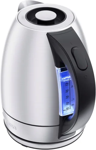Vista 9 de Chefman Hervidor eléctrico, hervidor eléctrico de acero inoxidable de 1.8 litros con apagado automático, luces LED, protección para hervir y secar