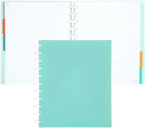 Vista 44 de Talia - Cuadernos de notas con tapas, planificador, personalizables, (Rosa de los 90, Junior (5.5 pulgadas x 8.5 pulgadas))