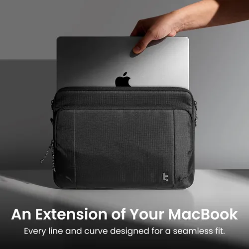 Vista 2 de tomtoc Funda protectora de 360° para MacBook Air M5/A3449 (2026), M4/A3240, M3/A3113, M2/A2681, M1/A2337, resistente al agua, con CornerArmor