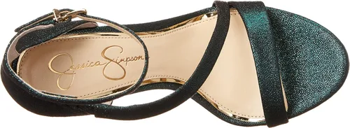 Vista 5 de Jessica Simpson Rayli - Sandalias de tacón con correa al tobillo para mujer