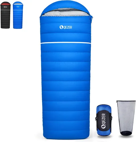 Vista 11 de Down Sleeping Bag for Adults, 600 Fill Power Ultralight Backpacking Negro