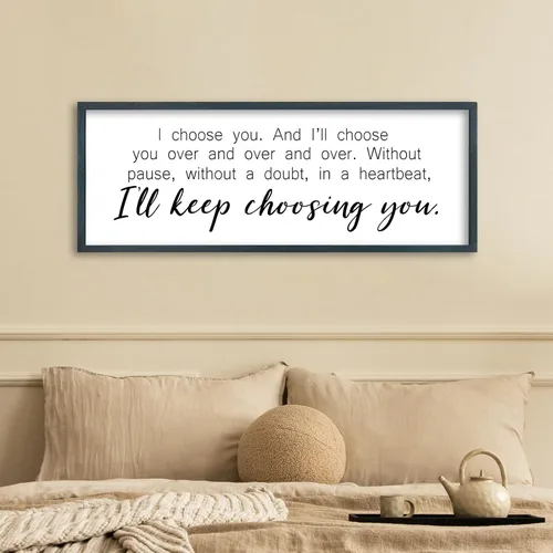 Vista 18 de FZMHASLWW Decoración de Pared para Comedor Bendición Cristiana Bendice la Comida Familia Amor Letrero de Versículo Bíblico 32"×12" Escritura