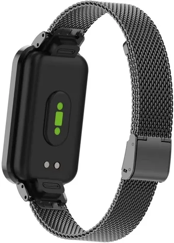 Vista 3 de Correa compatible con Xiaomi Redmi Smart Band Pro, Redmi Smart Band Pro de acero inoxidable, correas de repuesto de metal, accesorios para Xiaomi