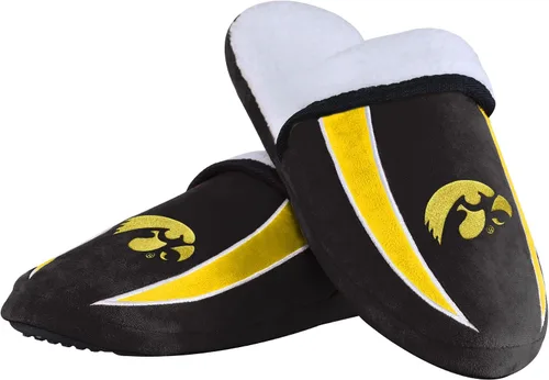 Vista 24 de FOCO mens NCAA College Team Logo Sherpa Moccasin Slippers