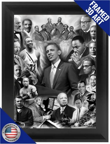 Vista 59 de Póster 3D de héroes afroamericanos para decoración de pared, sin marco, 12 x 16 pulgadas, pósteres e imágenes lenticulares, regalos de recuerdos