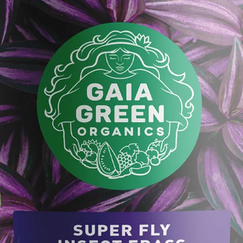 Vista 2 de GAIA GREEN Organics 26.46 oz Super Fly Insect Frass Natural Nutrientes del suelo para jardinería de verduras, frutas y plantas con flores