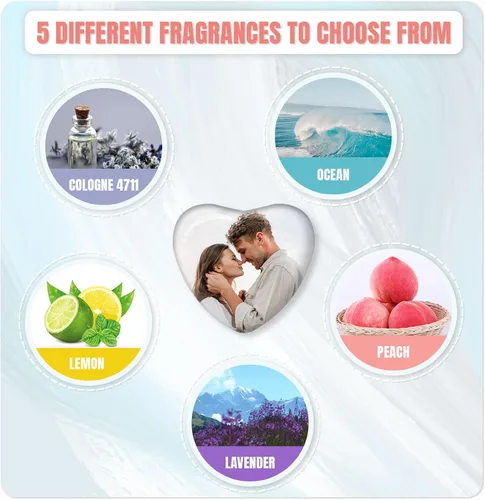 Vista 4 de Accesorios personalizados para ventilación de coche con foto y texto, clips personalizados para ventilación de aire para mujeres, hombres, niños