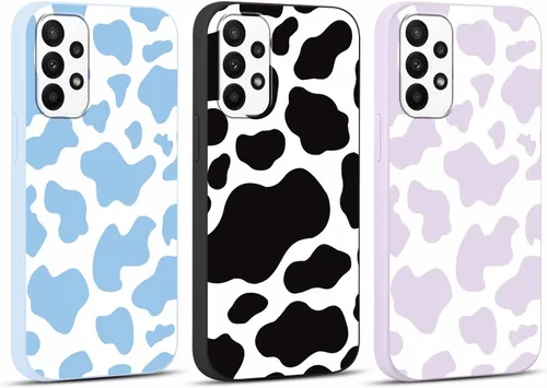 Vista 24 de Pack de 2 fundas con estampado de guepardo para Samsung Galaxy A03s 4G de 6.5", fundas de diseño de patrón de leopardo de lujo, de silicona suave