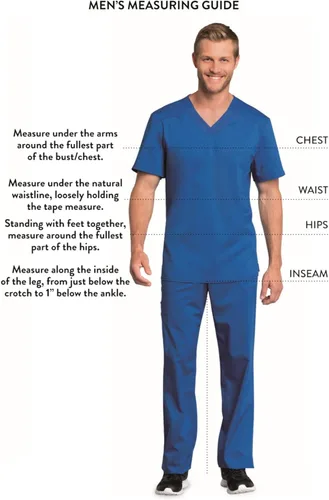 Vista 7 de Cherokee Hombre Scrubs Lab Coat 38'' CK412