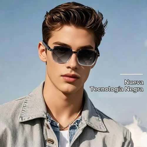 Vista 7 de Lentes de sol inteligentes con Bluetooth, lentes fotocromáticos anti luz azul, protección UV, audio de oído abierto, llamadas manos libres, control