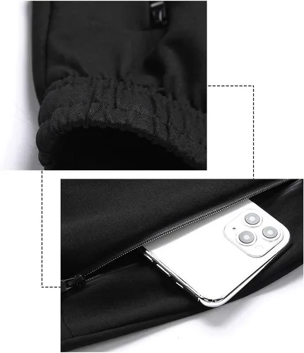 Vista 6 de DOSLAVIDA Conjunto de 2 piezas de chándal deportivo para hombre, de manga larga, con cremallera completa, con capucha