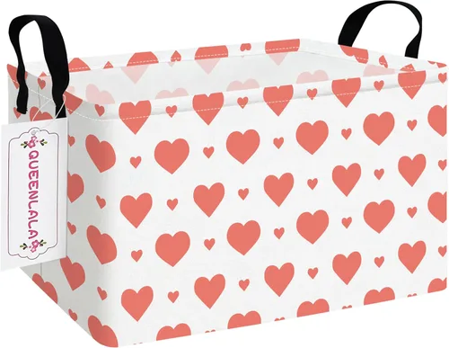 Vista 21 de QUEENLALA Cesta para la colada rectangular/Cesta para la ropa sucia plegable para habitación de niños, para organizar o almacenar, para juguetes